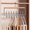Solid Wood Hanger Multifunctional Storage Vest Sling Wave Wardrobe Drying Rack 3
