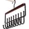 Solid Wood Hanger Multifunctional Storage Vest Sling Wave Wardrobe Drying Rack 2