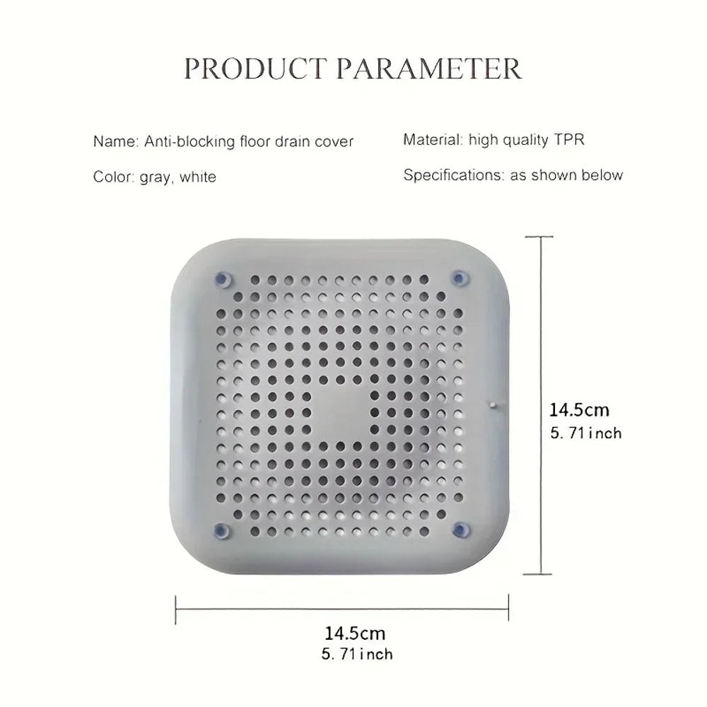Silicone Hair Filter Sink Drain Stopper AntiBlocking Bathtub Shower Floor Strainer Kitchen Deodoran 1