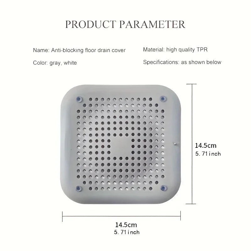 Silicone Hair Filter Sink Drain Stopper AntiBlocking Bathtub Shower Floor Strainer Kitchen Deodoran 1