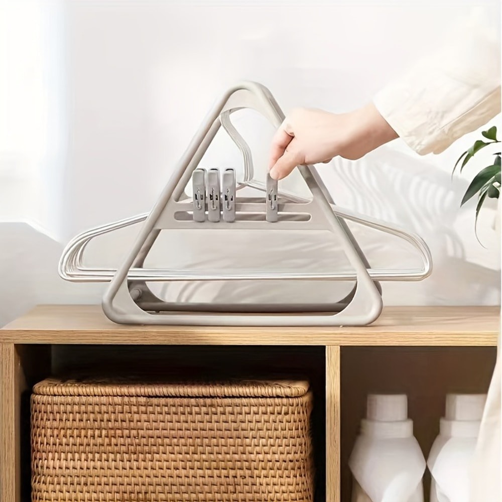 Multilayer Storage Rack Hanging Clothes Rack Household Organizer Clothes Hanger Storage Rod 5