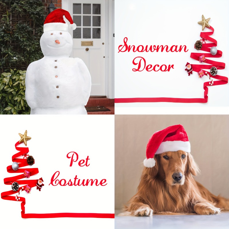 Iconic Santa Cap For Holiday Parties Adult Unisex Christmas Santa Hat 2