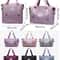 Waterproof Carry On Travel Duffle Bag Nylon Sports Tote Handbag Large Capacity For Women 3