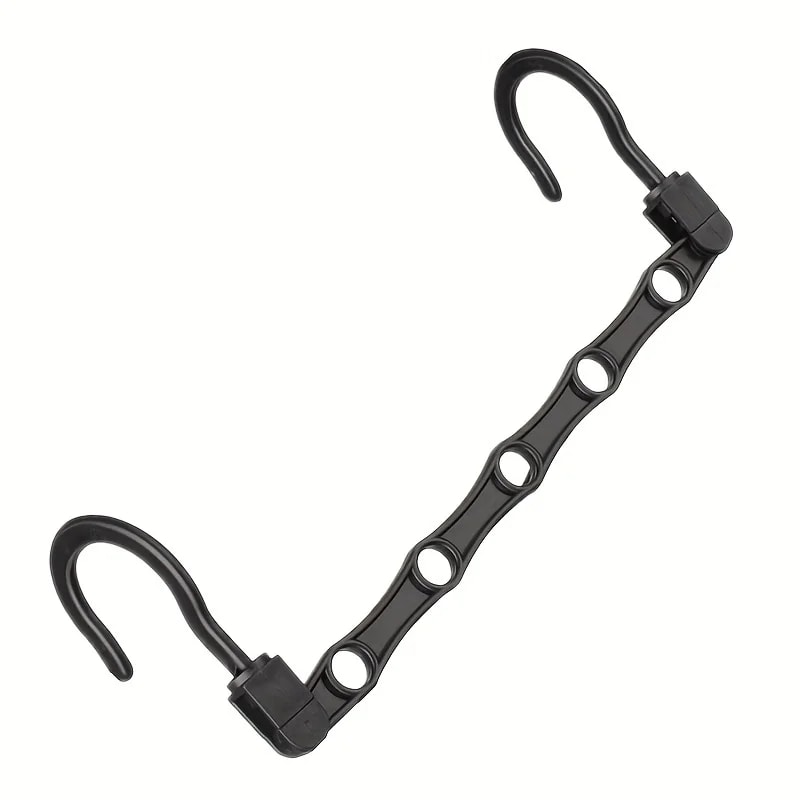 Space Saving Plastic Hanger Multifunctional Hook Simple Folding Windproof Hanger for Dormitories Apartments