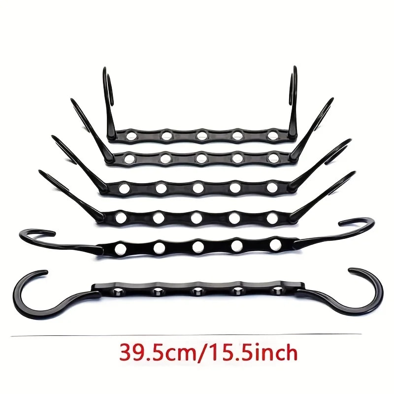 Space Saving Plastic Hanger Multifunctional Hook Simple Folding Windproof Hanger for Dormitories Apartments