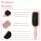 Curly Hair Detangling Brush Scalp Massage Comb With Cleaning Claw And Natural Bristles Styling Tool 2