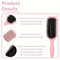 Curly Hair Detangling Brush Scalp Massage Comb With Cleaning Claw And Natural Bristles Styling Tool 2