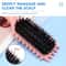 Curly Hair Detangling Brush Scalp Massage Comb With Cleaning Claw And Natural Bristles Styling Tool 1