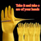 Womens Waterproof Latex Dishwashing Gloves For Household Kitchen Cleaning 1
