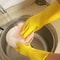Womens Waterproof Latex Dishwashing Gloves For Household Kitchen Cleaning 2