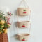 Hanging Storage Baskets, Hand-woven Wall-mounted Shelf Baskets, Decorative Storage Baskets for Home