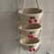 Hanging Storage Baskets, Hand-woven Wall-mounted Shelf Baskets, Decorative Storage Baskets for Home