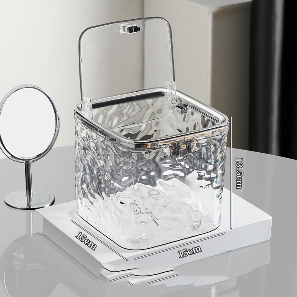 Hair Accessories Organizer Acrylic Storage Box Clear Hair Tie Organizer For Headband Laundry Pods C 8