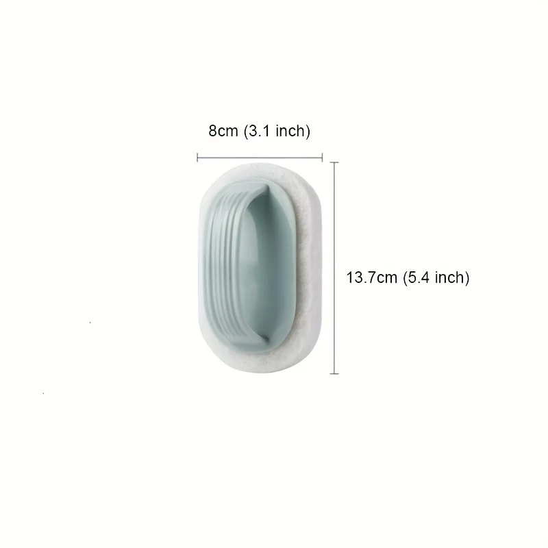 Plastic Bathroom Tile Cleaning Brush Magic Sponge Scrubber With Handle Window Cleaner Bathroom Acce 2