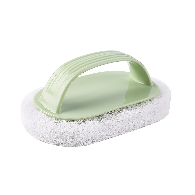 Plastic Bathroom Tile Cleaning Brush Magic Sponge Scrubber With Handle Window Cleaner Bathroom Acce 5