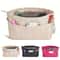 Lightweight Zippered Storage Nylon Tote Foldable Cosmetic Organizer Pockets Toiletry Bag Insert Bat 0