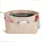 Lightweight Zippered Storage Nylon Tote Foldable Cosmetic Organizer Pockets Toiletry Bag Insert Bat 4