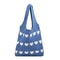 Summer Womens Handmade Knitted Bag Woolen Underarm Shoulder Love Bag 7