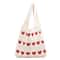 Summer Womens Handmade Knitted Bag Woolen Underarm Shoulder Love Bag 8