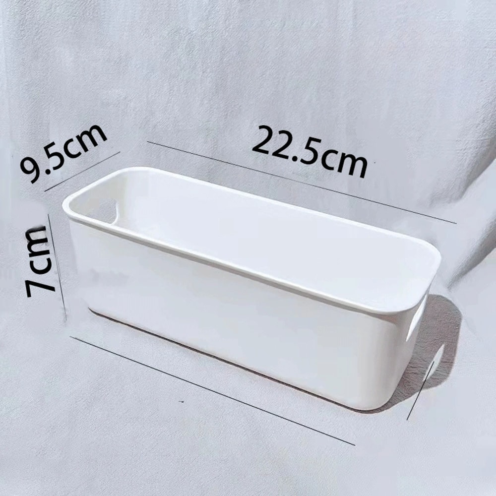 Plastic Storage Bins With Lids Organizer For Makeup Tools Desktop Storage Box Classic Style Lash Ac 4