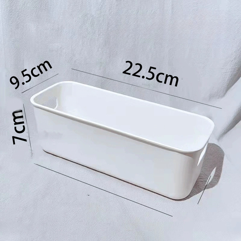 Plastic Storage Bins With Lids Organizer For Makeup Tools Desktop Storage Box Classic Style Lash Ac 4