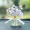 Crystal Glass Rose Dashboard Ornament Elegant Decor For Home Bedroom Car Perfect Holiday Gift For 5