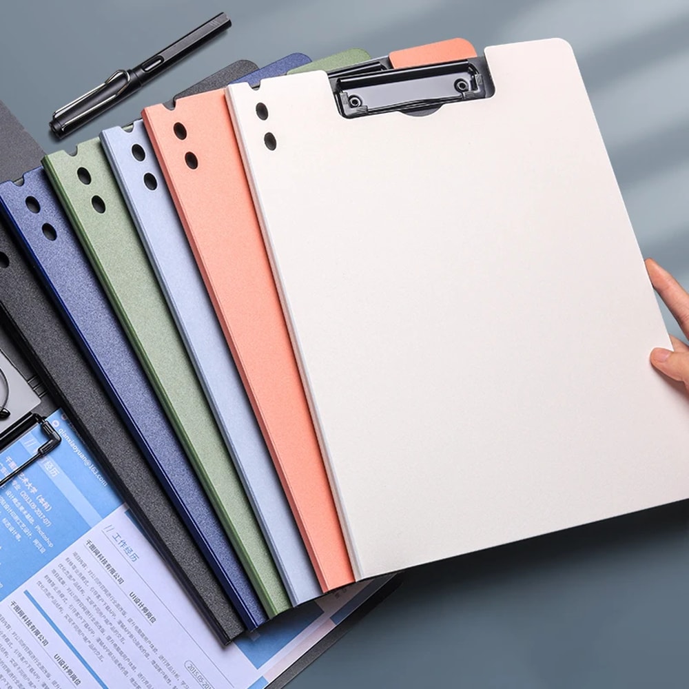 Clipboard File Folder Writing Pad Test Paper Document Organizer For School And Business Stationery 0