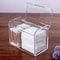 Waterproof Transparent Makeup Holder Dustproof Storage Container For Cotton Pads Plastic Cosmetic S 0