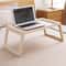 Portable White Desk With Stabilizing Legs Multifunction Foldable Study Table For Bed And Office Hou 1