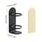 SpaceSaving Iron Toothbrush Holder Wall Mounted Compact NoDrill Storage Rack With Drainage For Bath 3