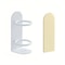 SpaceSaving Iron Toothbrush Holder Wall Mounted Compact NoDrill Storage Rack With Drainage For Bath 4
