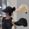 Womens Breathable Sun Hat With Wide Brim UV Protection OpenTop Peaked Visor For Ponytails Summer Ha