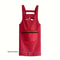 Durable Kitchen Apron With Zipper And Large Pocket AbrasionResistant Workwear For Men Women 4