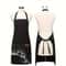 Adjustable Fashion Kitchen Apron For Women Men Chef Work Apron Grill Restaurant Bar Shop Cafes Beau 0