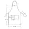 Adjustable Fashion Kitchen Apron For Women Men Chef Work Apron Grill Restaurant Bar Shop Cafes Beau 2