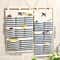 Linen Hanging Organizer With Multi Pockets Wall Mounted Closet Storage For Efficient Room Organizat 3