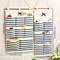 Linen Hanging Organizer With Multi Pockets Wall Mounted Closet Storage For Efficient Room Organizat 3