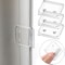 SelfAdhesive Shower Curtain Clips Windproof Transparent Plastic For Secure Bathroom Curtain Holding 1
