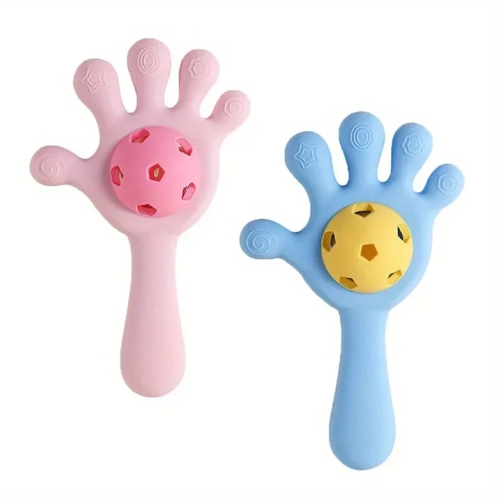 Silicone Animal Teething Ring Food Grade Baby Toys Sensory Soothing Toys For Toddlers Silicone Teet 3