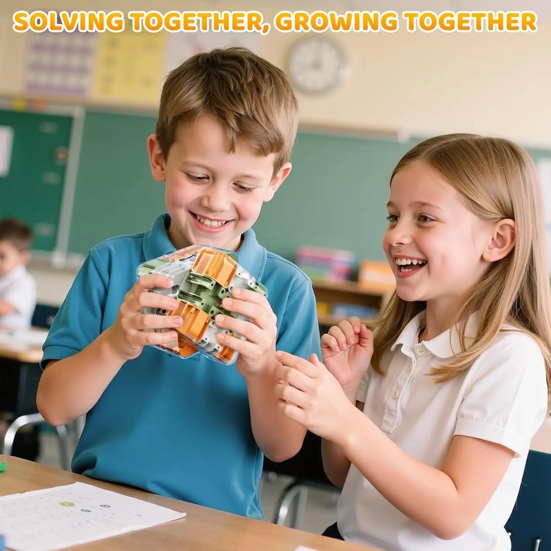 Puzzle Maze Ball Maze Colorful Interlocking Challenge Toy Brain Teaser Montessori Puzzle For Kids A 1