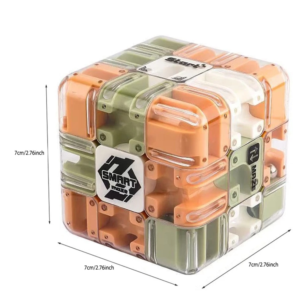 Puzzle Maze Ball Maze Colorful Interlocking Challenge Toy Brain Teaser Montessori Puzzle For Kids A 4