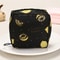 Portable Makeup Bag With Artistic Print Stylish Black Polyester Organizer Large Capacity Travel Pou 2