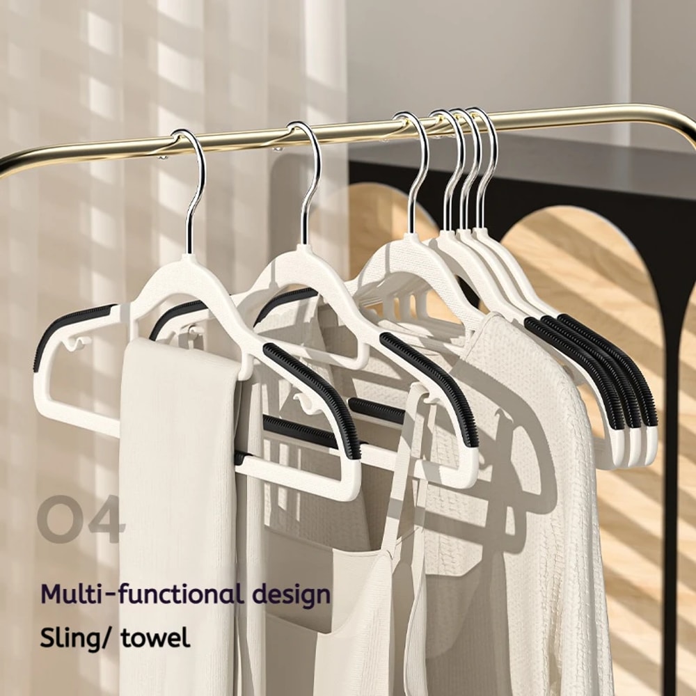 AntiSlip Multifunctional Household Hanger For Bedroom Clothes Wardrobe Wet And Dry Use 3