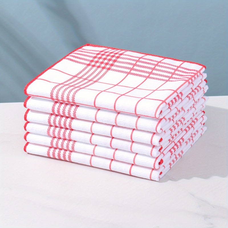 QuickDry Kitchen Towels Super Absorbent LintFree Dish Cleaning Cloths 6