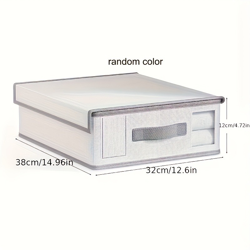 Thickened Fabric Sheet Storage Box Organizer Zipper Blanket Bag Folding Window Wardrobe Bed Clothes 4