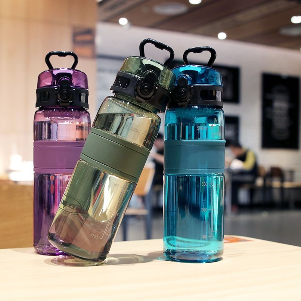 Plastic Water Bottle Leakproof Sports Drinkware With Tea Filter Portable Transparent Cup For Gym An 0