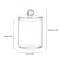 Transparent Plastic Cotton Swab Box Circular Design with Dust Cover Makeup Organizer Storage for Jewelry and Toothpicks