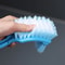 Long Handle Corner Brush Soft Hair Double Head Toilet Cleaner Plastic Curved Bathroom Brush