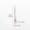 Long Handle Corner Brush Soft Hair Double Head Toilet Cleaner Plastic Curved Bathroom Brush