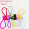 Magnetic Cable Ties For USB Headphones Keychains Desk Cord Organizer 5